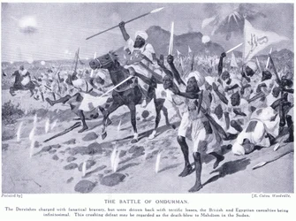 Die Schlacht von Omdurman 1898 AD